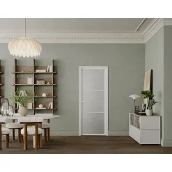 Vente-unique Deur Blok Maseru Wit - L 73cm X B 3.5cm X H 204cm