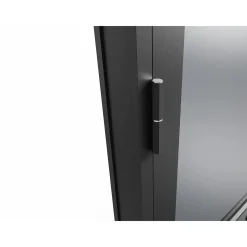 Vente-unique Deur Blok Maseru Zwart - L 83cm X B 3.5cm X H 204cm
