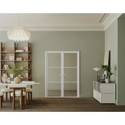 Vente-unique Deur Blok Maseru Wit - L 93cm X B 3.5cm X H 204cm