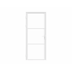 Vente-unique Deur Blok Maseru Wit - L 93cm X B 3.5cm X H 204cm