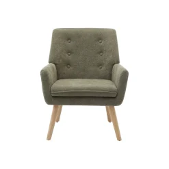 Vente-unique Fauteuil Serino Groen - L 65cm X B 68cm X H 79cm