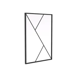 Vente-unique Glazen Binnenraam Fazenda Zwart - L 90cm X B 3.5cm X H 130cm