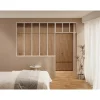 Vente-unique Glazen Binnenraam Bayview Wit - L 4.2cm X B 2.2cm X H 40cm