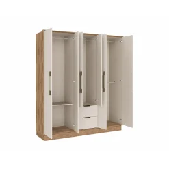 Vente-unique Kast Feova Beige - L 162cm X B 46.5cm X H 182cm