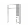 Vente-unique Open Kledingkast Gontran Wit - L 164cm X B 141cm X H 205cm