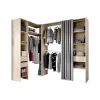 Vente-unique Open Kledingkast Gontran Beige - L 164cm X B 141cm X H 205cm