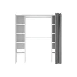 Vente-unique Open Kledingkast Dorian Wit - L 110cm X B 50cm X H 205cm