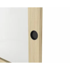 Vente-unique Schuifdeur Acosta Beige - L 83cm X B 3.5cm X H 205cm
