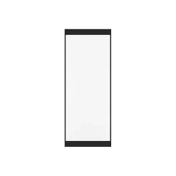 Vente-unique Schuifdeur Toripa Zwart - L 93cm X B 4.5cm X H 210cm
