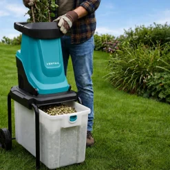 Ventra Elektrische Hakselaar Wr4002-3000 – Takken Tot 45mm - 3000w - 55l Opvangbak - 4500 Rpm