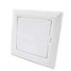 Vents toegangsdeur 100x100mm kunststof in wit inspectieluik wand