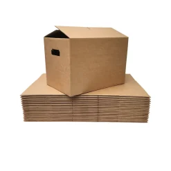 Profi Verhuisdozen extra sterk - 51L - autolock geen tape nodig – FSC karton - 15 stuks - handvatten