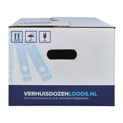 Verhuisservice+ Boekendozen - Zelfsluitend – Extra Sterk - 37l - 10 Stuks