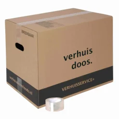 Verhuisservice+ Verhuisdozen Incl Tape - Extra Sterk Karton - 55l - 10 Stuks