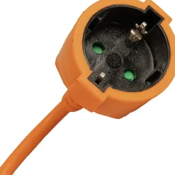 Verlengsnoer H05VV-F 3X1,5MM Geaard - Oranje 10 meter