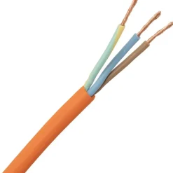 Verlengsnoer H05VV-F 3X1,5MM Geaard - Oranje 10 meter