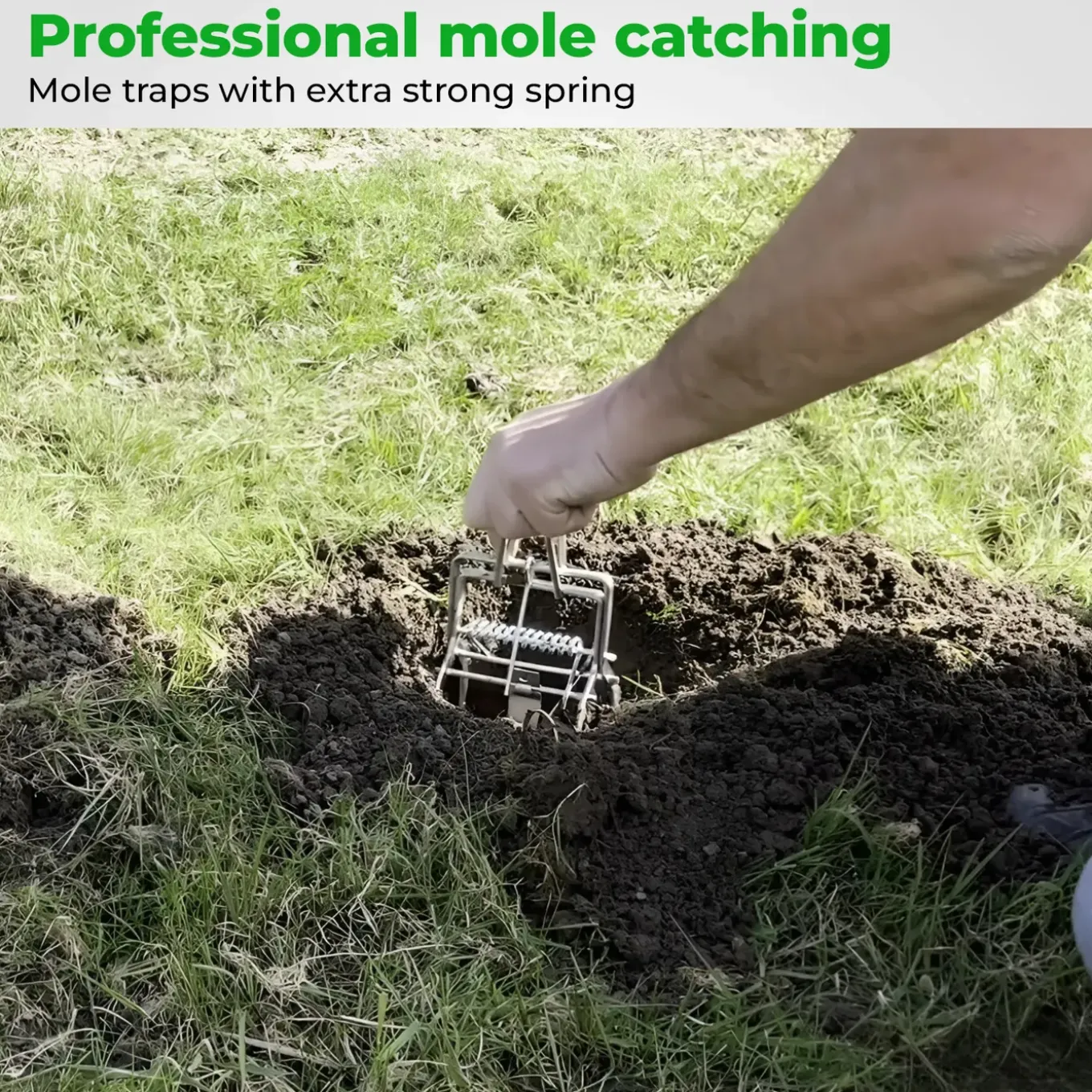 Verminbuster Mollenklem - 10 Stuks - Professionele Mollenvallen - Mollenbestrijding