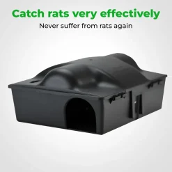 VerminBuster Rattenvoerdoos Multibox + 2 Rattenvallen - Inclusief Slot - Effectief En Veilig