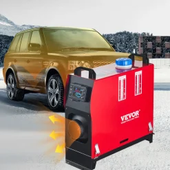 Vevor Dieselkachel (verwarming) 12v 8kw Voor Auto/trucks Afstandsbediening, Lcd-thermostaatmonitor