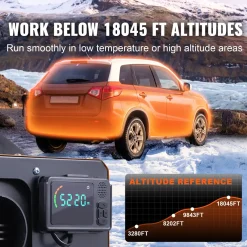 VEVOR Dieselkachel (verwarming) 12v 8kw 0.16-0.62l/u, Auto-dieselverwarming