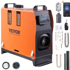 VEVOR Dieselkachel (verwarming) 12v 8kw 0.16-0.62l/u, Lcd-display