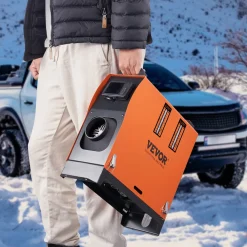 VEVOR Dieselkachel (verwarming) 12v 8kw 0.16-0.62l/u, Lcd-display