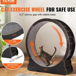 Vevor-kattenhometrainer-indoor-met-krabpaal-110-cm-zwart