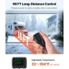 VEVOR Standverwarming 8kw 12/24v Vierkant Display, Afst.bed., Compact, Stil, Voor Camper
