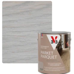 V33 hardwaxolie Parket Extra patina grijs mat 2,5L