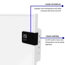 VH Infrarood paneel Superia V3 - Wit - 60 x 60 cm - 360 Watt - Geïntegreerde thermostaat - Wifi