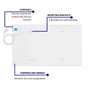 VH Infrarood paneel Superia V3 - Wit - 60 x 120 cm - 720 Watt - Geïntegreerde thermostaat - Wifi