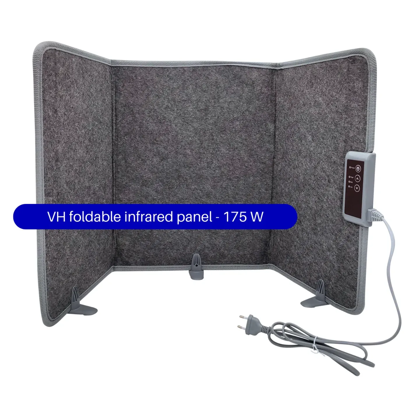 VH infrarood paneel - Vouwbaar - 175 watt - 51 x 101 cm - 3 standen met timer