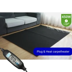 VH Tapijtverwarming Stromboli - 450 watt - 140 x 200 cm - 8 standen instelbaar + timer