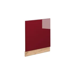 VICCO Façade Fameline, 60cm, Pt Antraciet, Bordeauxrood Hoge Glans/eiken Van Goud, 4