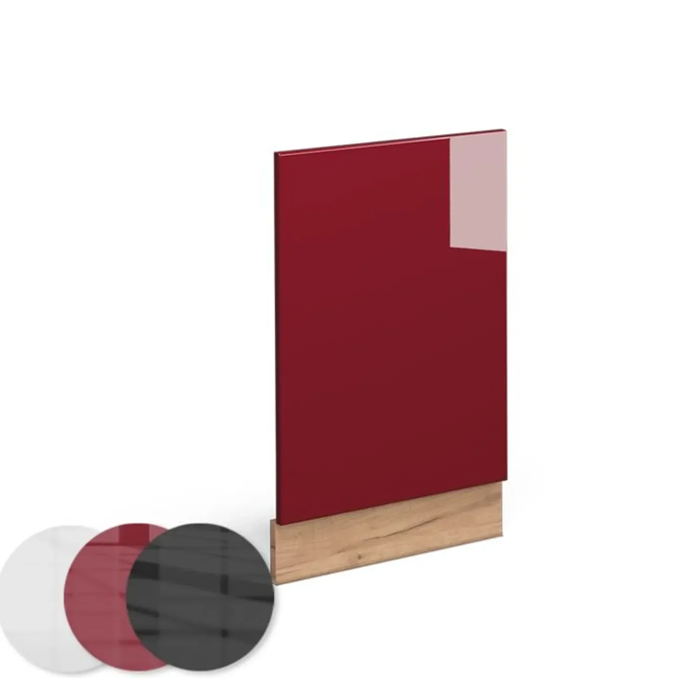 Vicco Façade Fameline, 45cm, Pt Marbre, Bordeaux Rood Hoge Glans/gouden Eiken, 46354