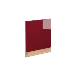 Vicco Façade Fameline, 60cm, Pt Marbre, Bordeaux Rood Hoge Glans/gouden Eiken, 46942