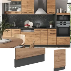 Vicco Façade Fameline, 45cm, Pt Marbre, Gouden/anthraciet Eiken, 45465