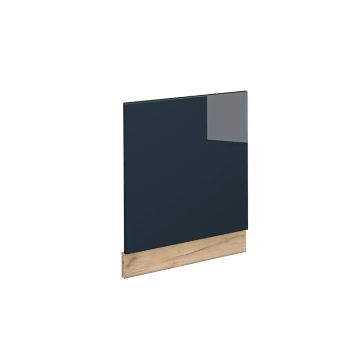 VICCO Façade Fameline, 60cm, Pt Marbre, Donkerblauw Glanzend/gouden Eiken, 49696