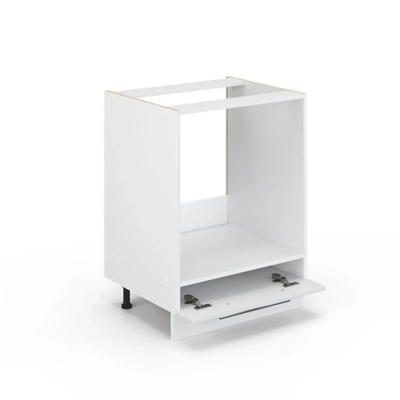 Vicco Fameline Ovenmeubel, 60cm, Pt Eik, Wit Hoogglans/wit, 45669