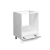 VICCO Fameline Ovenmeubel, 60cm Zonder Pt, Antracietgoud/wit, 38024