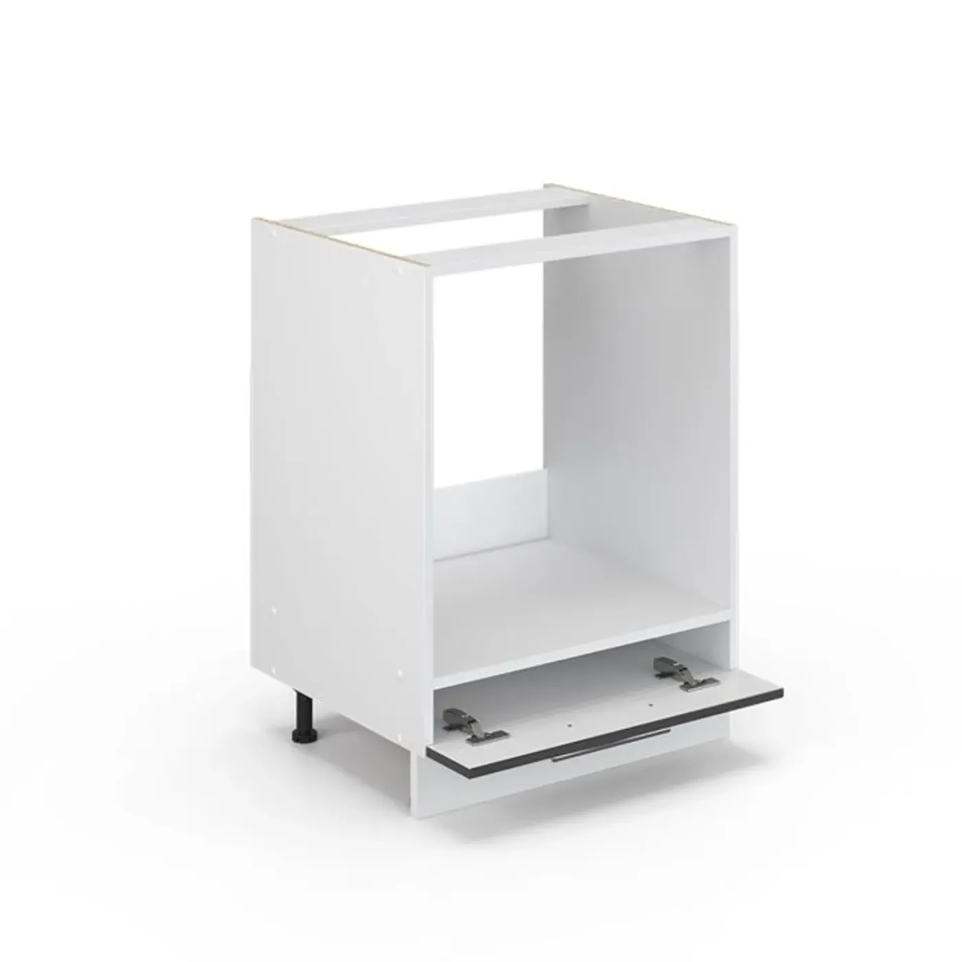 VICCO Fameline Ovenmeubel, 60cm, Pt Eik, Antraciet Hoogglans/wit, 45508