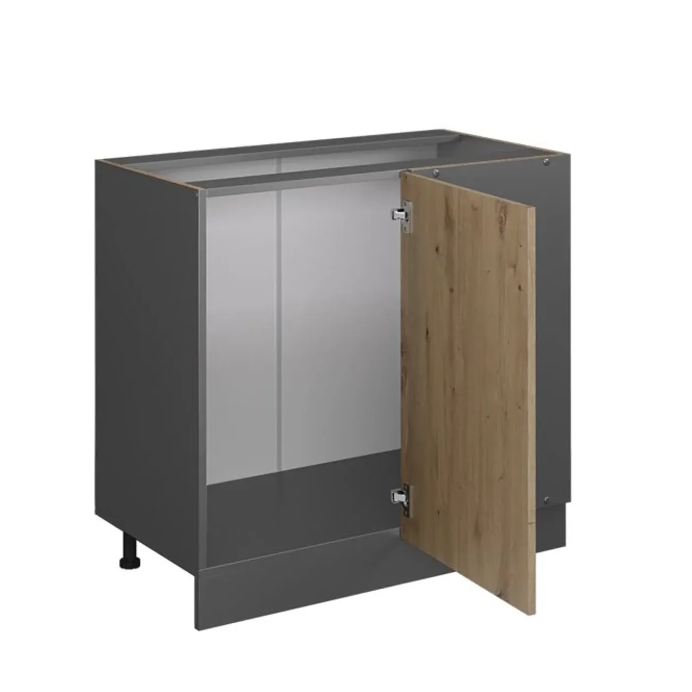 VICCO - Hoekkast R-line - Artisan Eik - Werkblad Antraciet