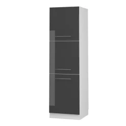 Vicco Hoge Kast Fameline, 60cm, Antraciet Hoogglans/wit, 38511