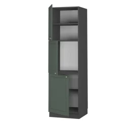 Vicco Hoge Kast Fameline, 60cm, Groen Goud Campagne/antraciet, 38568