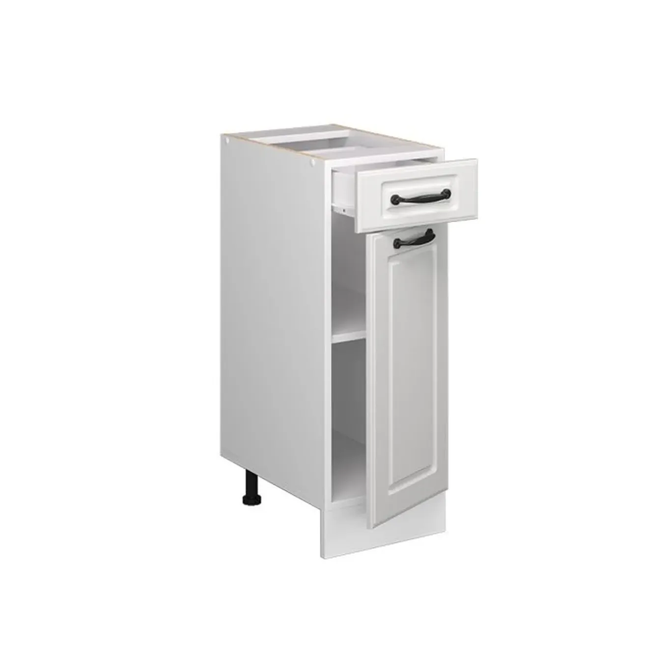 Vicco - Keukenkast Onder - 30 Cm Met Lade En Deur - Wit