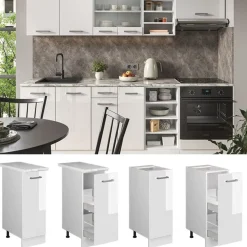 VICCO - Keukenkast Onder - Wit Hoogglans - 30 Cm