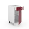 VICCO - Keukenonderkast - Bordeaux Hoogglans/wit - 40 Cm