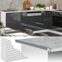 VICCO Keuken Werkblad Rline, 80cm, Marmer, 41265
