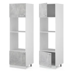VICCO - Magnetronkast - R-line Met Nis En 2 Deuren - 60 Cm