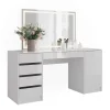 VICCO - Toilet-/kaptafel - Sherry Met Led-spiegel - 158,2 Cm
